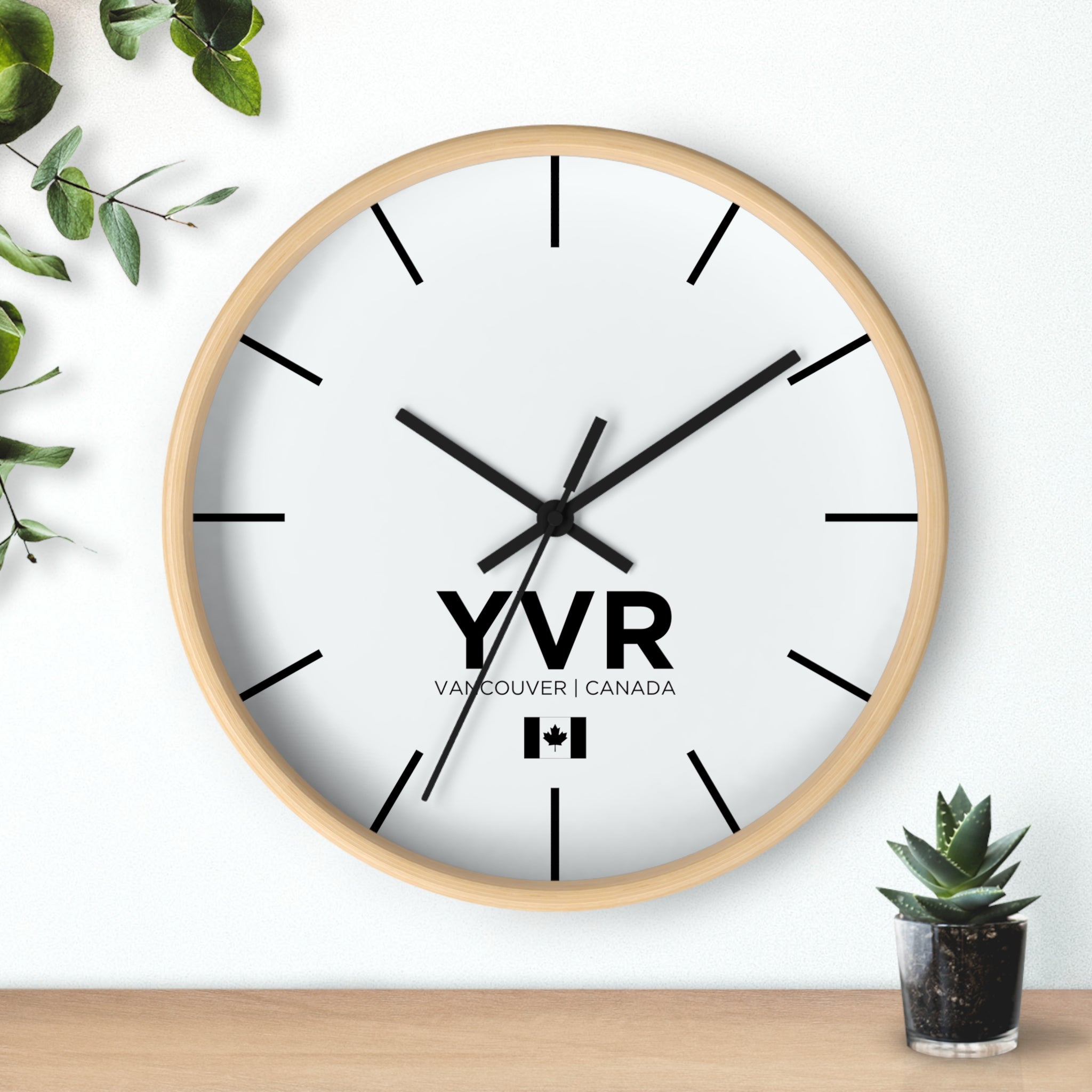 YVR WALL CLOCK - 08 Left