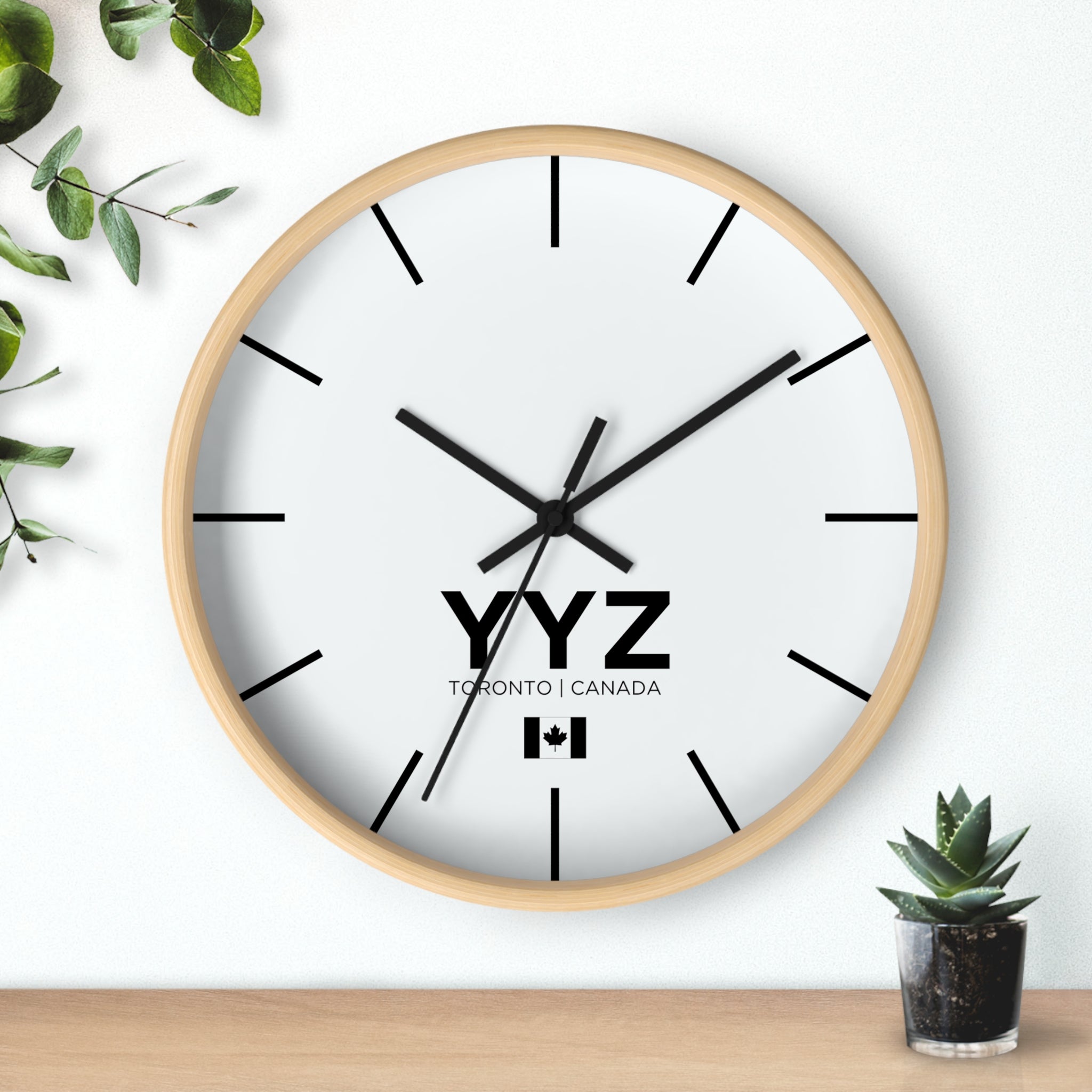 YYZ WALL CLOCK - 08 Left