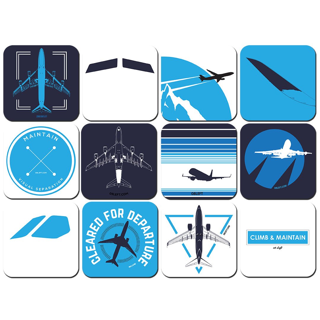 Aviator Coaster 12 Pack Bundle