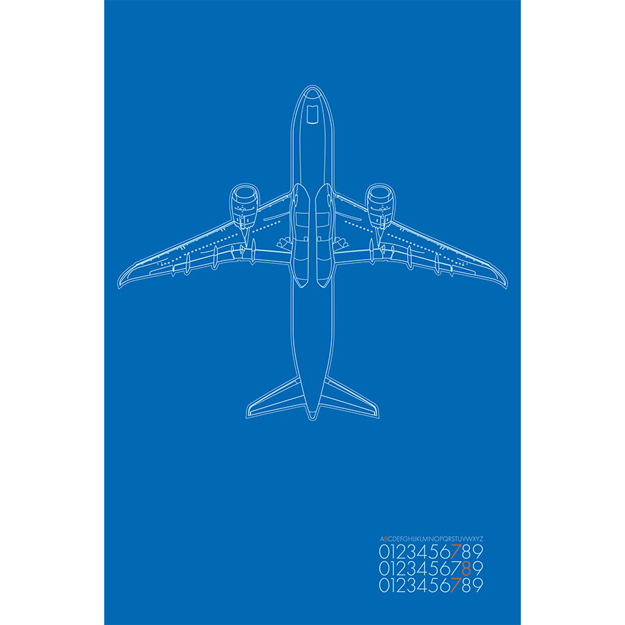 B787 Overhead - 08 Left
