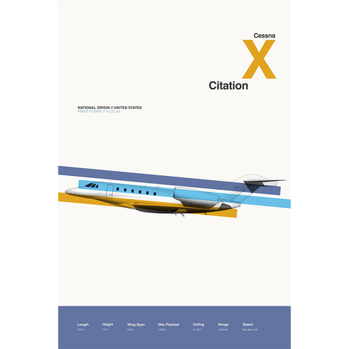 Citation X - 08 Left