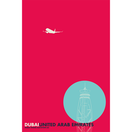 DXB | DUBAI Retro Tower - 08 Left