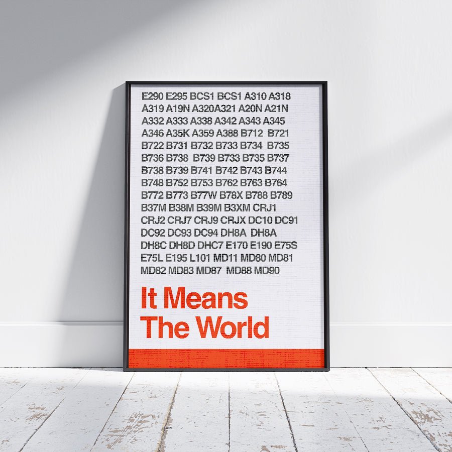 It Means the World Aircraft - 08 Left