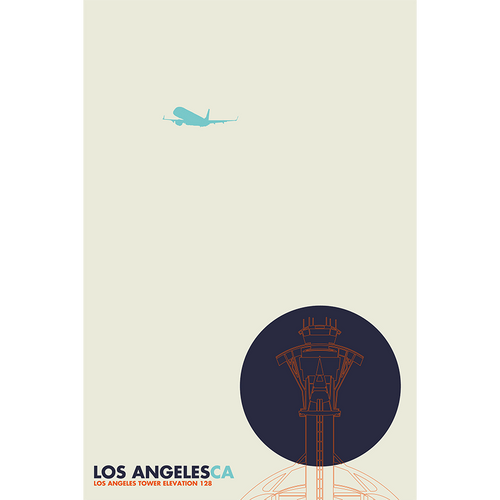 LAX | LOS ANGELES Retro Tower - 08 Left