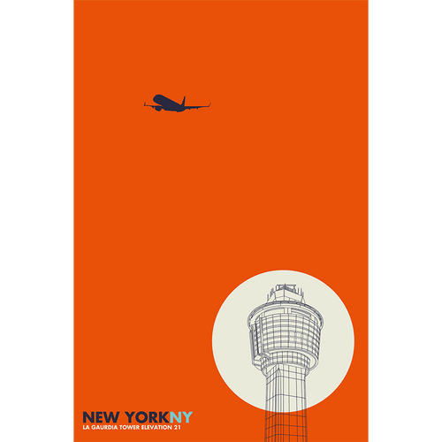 LGA | New York CITY Retro Tower - 08 Left
