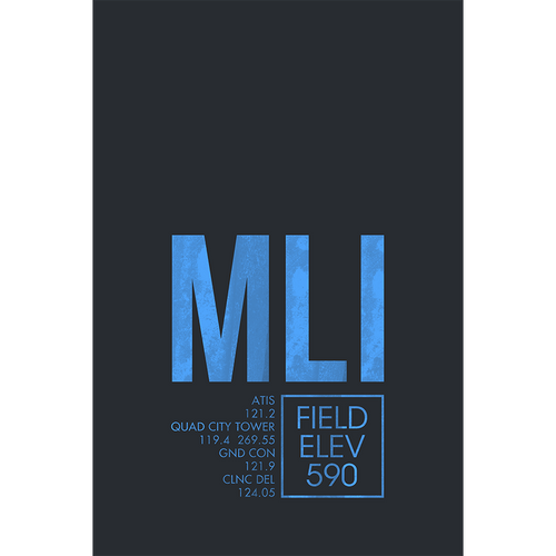 MLI ATC | MOLINE - 08 Left