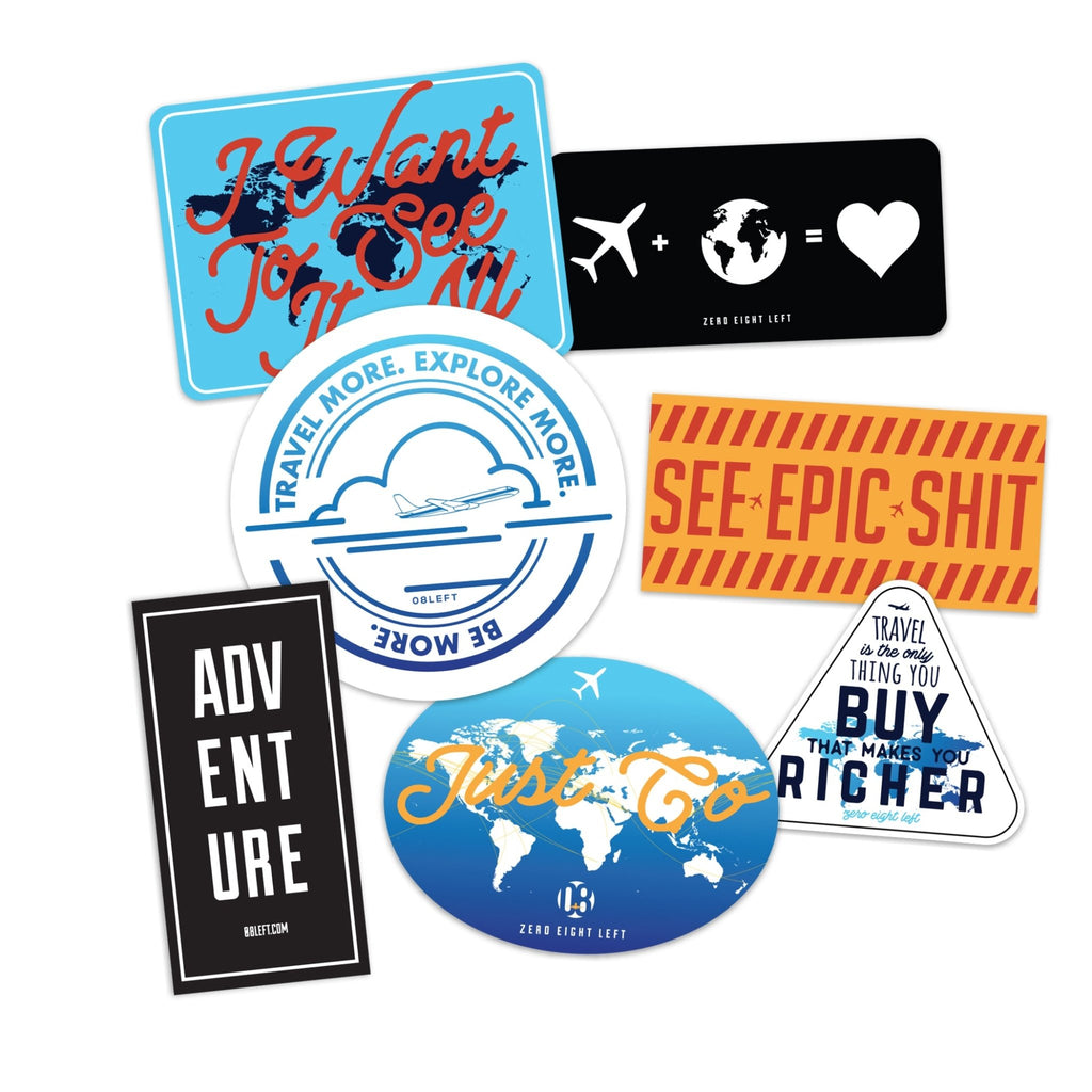 Travel Pack Decals - 08 Left